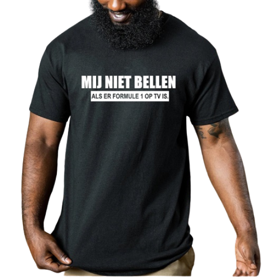 Mij niet bellen shirt clearance